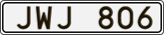 License plate of Sweden, Regular plates