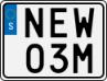 License plate of Sweden, Regular plates