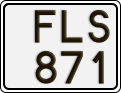 License plate of Sweden, Regular plates