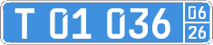 License plate of Kyrgyzstan, Diplomatic