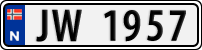 License plate of Norway, Trailers, motorcycles, special vehicles