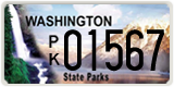 Washington, Specialty plates (12345)