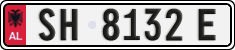 License plate of Albania, Cars (1993)