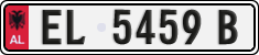 License plate of Albania, Cars (1993)