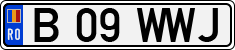 License plate of Romania, Regular plates
