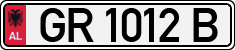 License plate of Albania, Cars (1993)