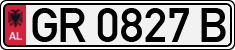 License plate of Albania, Cars (1993)