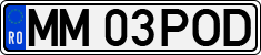 License plate of Romania, Regular plates
