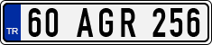 License plate of Turkey, Regular plates