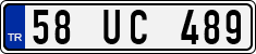 License plate of Turkey, Regular plates