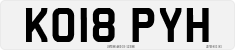 License plate of the United Kingdom, 2001 year system