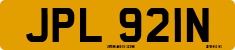 License plate of the United Kingdom, 1963 year system