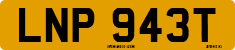 License plate of the United Kingdom, 1963 year system