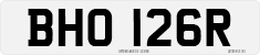 License plate of the United Kingdom, 1963 year system
