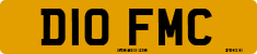 License plate of the United Kingdom, 1983 year system