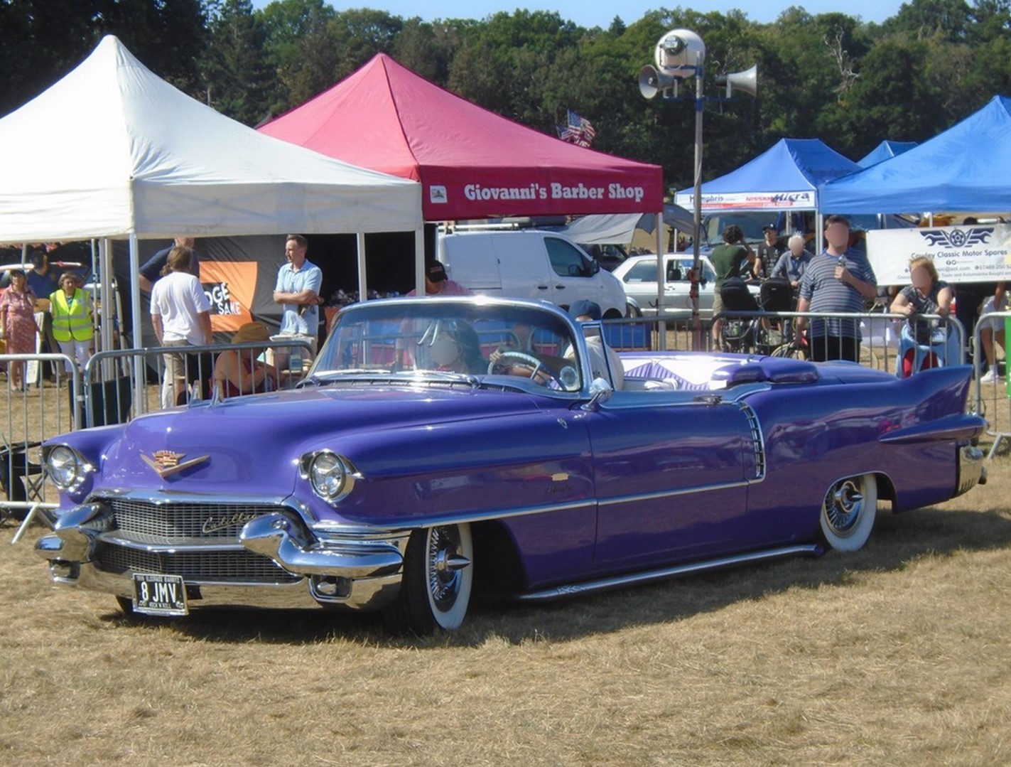 8JMV, Cadillac Eldorado 2nd gen 1956 Convertible (6267; C-body), 2nd facelift, 1955–1956
