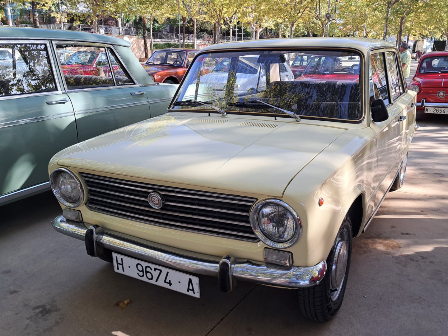 H 9674 A, SEAT 124 1st gen (FA/FB) Berlina, 1968-1975