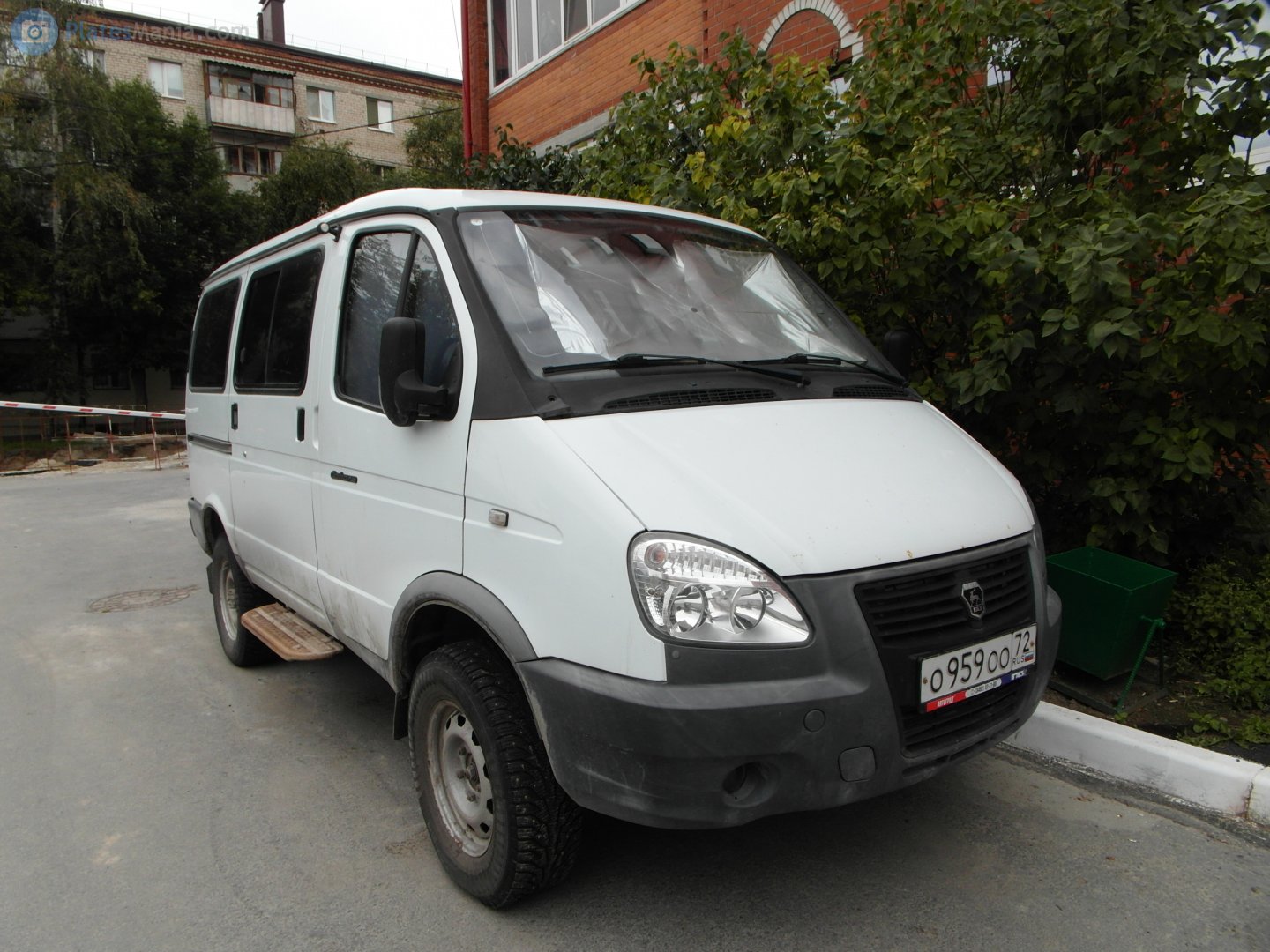 о 959 оо 72, GAZ Соболь (Sobol) 2217 Minibus, 1998–2003