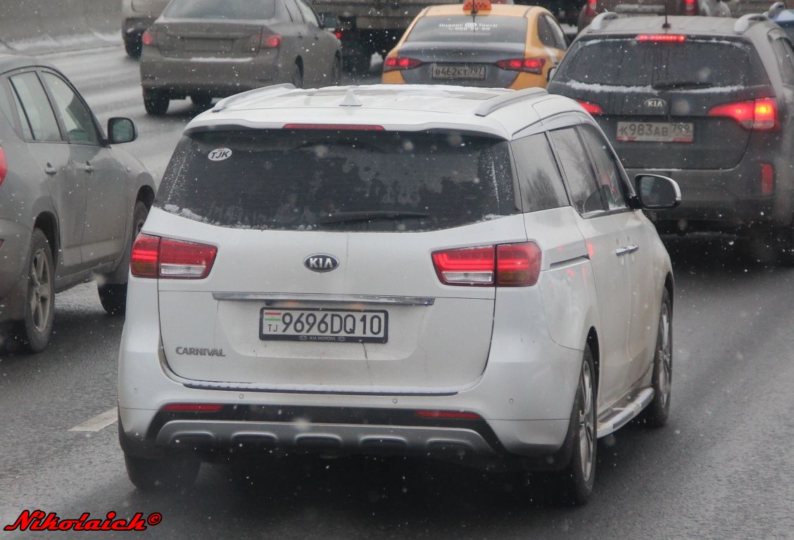 9696DQ10, Kia Carnival 3rd gen (YP), 2014–2021