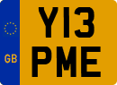 License plate of the United Kingdom, 1983 year system