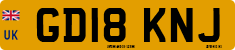 License plate of the United Kingdom, 2001 year system