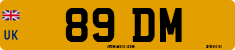 License plate of the United Kingdom, 1932 year system