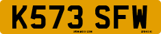 License plate of the United Kingdom, 1983 year system