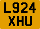 License plate of the United Kingdom, 1983 year system