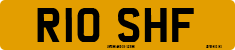 License plate of the United Kingdom, 1983 year system