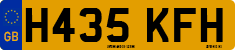 License plate of the United Kingdom, 1983 year system