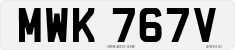 License plate of the United Kingdom, 1963 year system