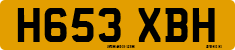 License plate of the United Kingdom, 1983 year system