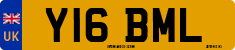 License plate of the United Kingdom, 1983 year system