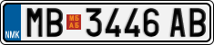 License plate of North Macedonia, Regular plates (2012)
