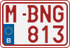 License plate of Belgium, Regular plates (2010)