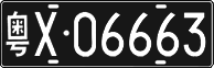 License plate of China, Foreign citizens and enterprises