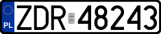 License plates of Poland, Regular car plates