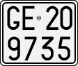 License plate of Italy, Motorcycles (1927 year series)