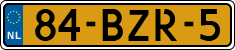 License plate of the Netherlands, Heavy Commercial Vehicles (1994 system)