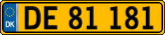 License plate of Denmark, Commercial vehicles