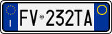License plate of Italy, Cars (1994 year series)