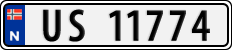 License plate of Norway, Cars