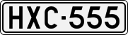 License plate of Finland, Cars