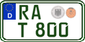 German license plate, Regular plates