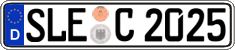 German license plate, Regular plates