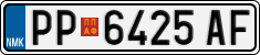 License plate of North Macedonia, Regular plates (2012)