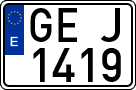 License plates of Spain, 1971 year series