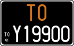 License plate of Italy, Cars (1927 year series)