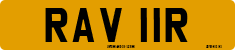 License plate of the United Kingdom, 1963 year system