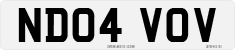 License plate of the United Kingdom, 2001 year system